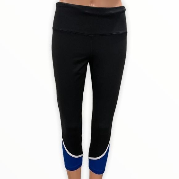 Victoria's Secret Black, Blue, and Yellow Leggings - Picture 3 of 6